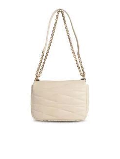 1927 Piccola borsa trasversale in pelle crema