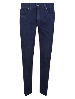 5 Tasche in Cotone Denim Stretch