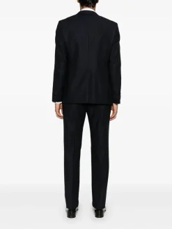Abito blu navy con giacca e pantaloni