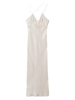 Abito midi di paillettes