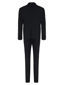 Abito stretch slim fit revers a lancia