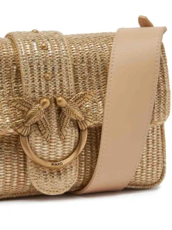 Adoro una borsa di rafia Crossbody