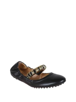 Ballerina Con Tomaia In Pelle