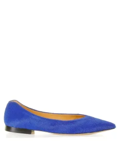 Ballerina Flat Blu