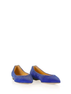 Ballerina Flat Blu