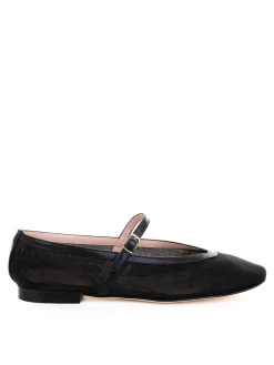 Ballerina Nera Con Cinturino