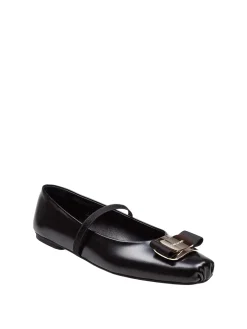 Ballerina Zina In Pelle Colore Nero