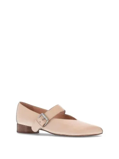 Ballerinas cinghia obliqua - pelle di vitello