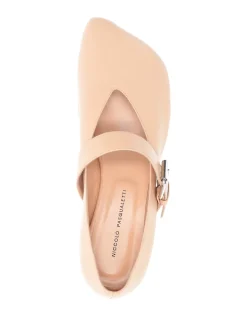 Ballerinas cinghia obliqua - pelle di vitello