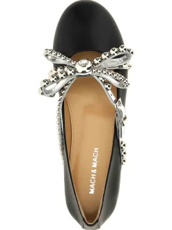 Ballerine con borchie di cristalli