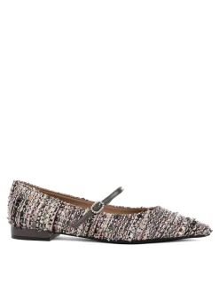 Ballerine Icaro In Tweed Nero