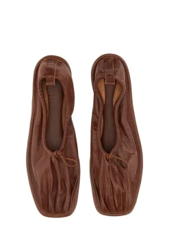 Ballerine in pelle