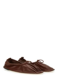 Ballerine in pelle