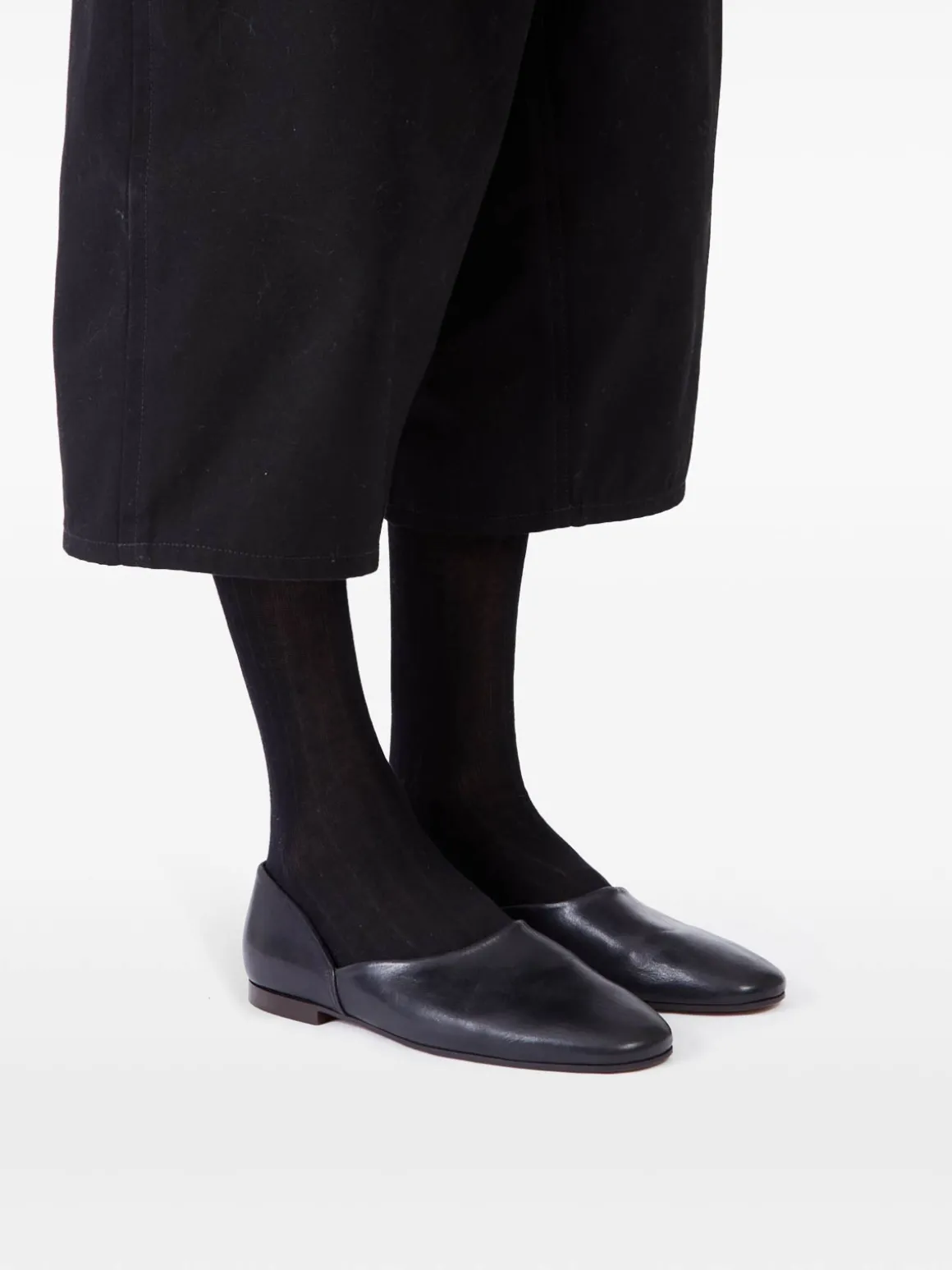Ballerine in pelle