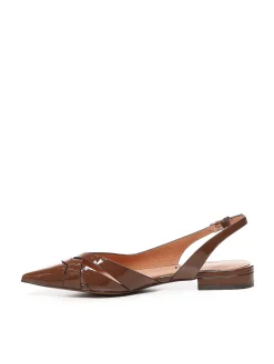 Ballerine in pelle di brevetto Nolia