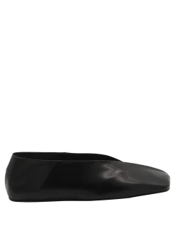 Ballerine in pelle nera