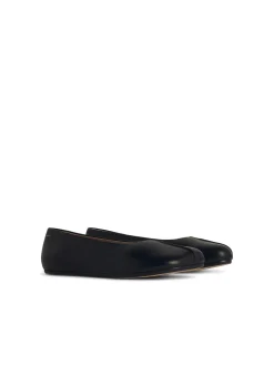 Ballerine in pelle nera