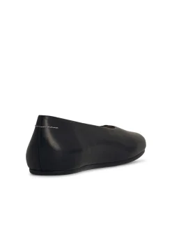 Ballerine in pelle nera