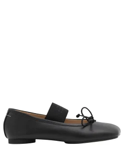 Ballerine in pelle nera