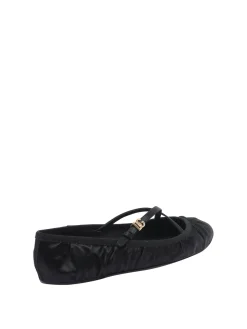 Ballerine in raso logo DG