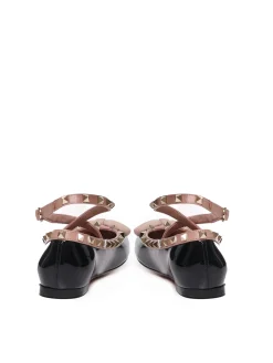 Ballerine Rockstud In Vernice