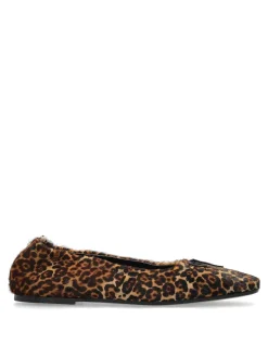 Ballet di palle da print di leopardo Amy