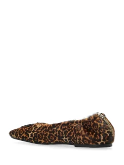 Ballet di palle da print di leopardo Amy
