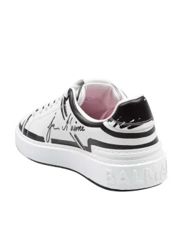 Balmain Sneakers B-Court In Pelle Di Vitello