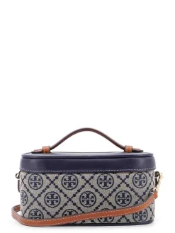 Beauty Case In Pelle E Tessuto T Monogram