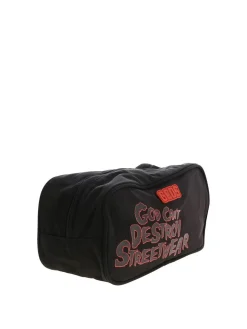 Beauty case in tessuto tecnico con stampa