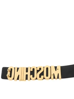 Belt di lettere metalliche cristal