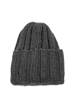 Berretto In Cashmere Antracite