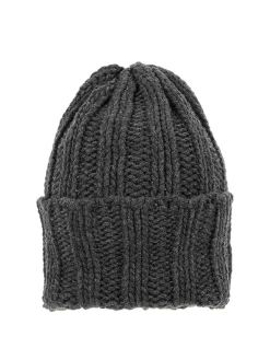 Berretto In Cashmere Antracite