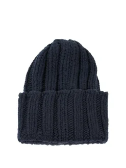 Berretto In Cashmere Blu Navy