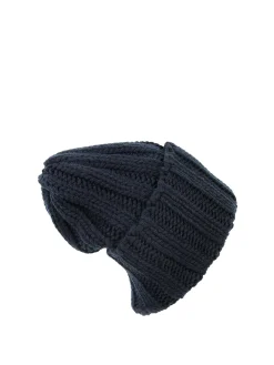 Berretto In Cashmere Blu Navy