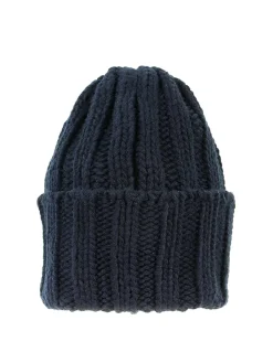 Berretto In Cashmere Blu Navy