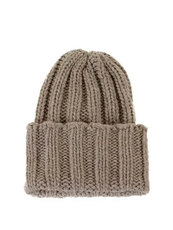 Berretto In Cashmere Tortora