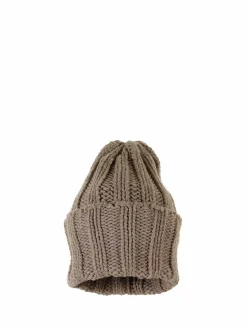 Berretto In Cashmere Tortora