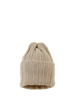 Berretto In Cashmere Vaniglia