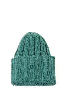 Berretto In Cashmere Verde