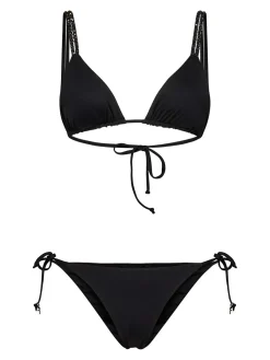 Bikini in microfibra nera