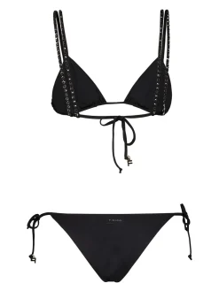 Bikini in microfibra nera