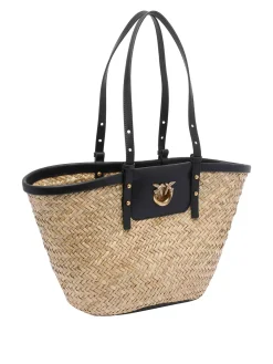 Black Love Summer Basket RAFIA BASS