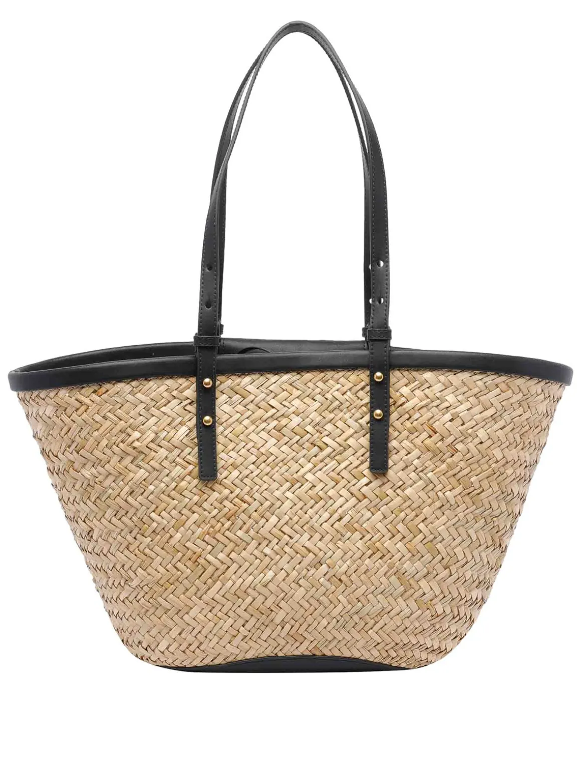 Black Love Summer Basket RAFIA BASS