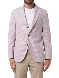 Blazer a petto singolo bianco