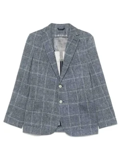 Blazer di cotone grigio