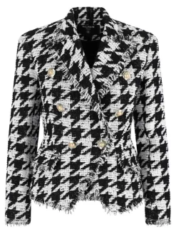 Blazer doppiopetto in tweed