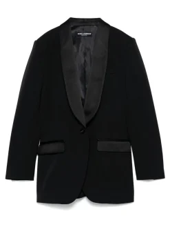 Blazer nero a petto singolo
