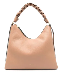 Boheme Tote Bag medio in pelle beige