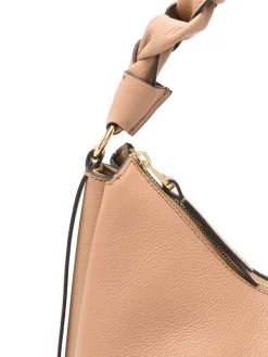 Boheme Tote Bag medio in pelle beige
